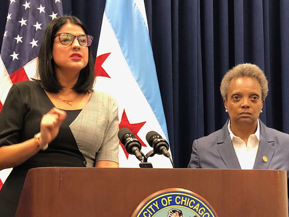 Valencia paints vision of secretary of state’s office with
reduced language barriers, better library hours and more digital
access 1