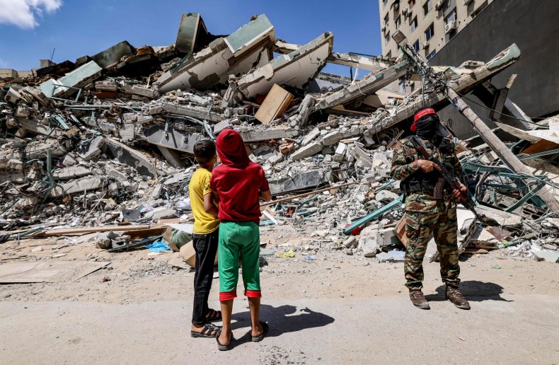Hamas Used Gaza Office Building to Try and Disrupt Iron
Dome, Israel Says 1