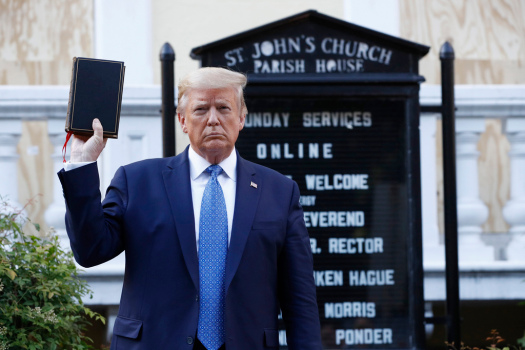 Report: Protest was not broken up for Trump’s photo
op 1