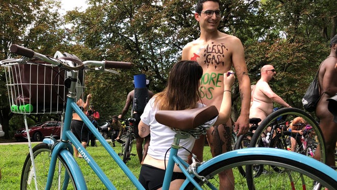 Naked people will once again ride bikes through Philadelphia
— but must still mask up 1