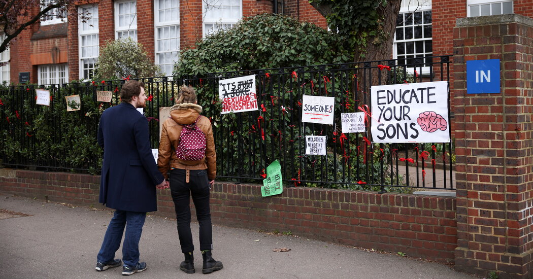 Sexual Harassment and Online Abuse Pervasive in British
Schools, Review Finds 1