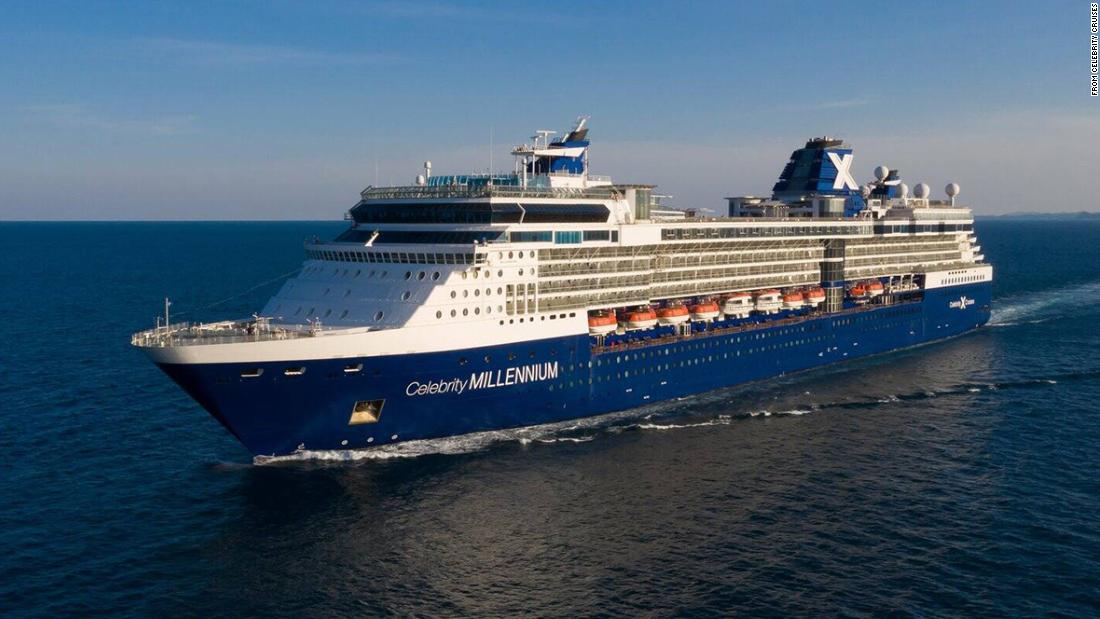 Two passengers on Celebrity Millennium cruise test positive
for Covid-19 1