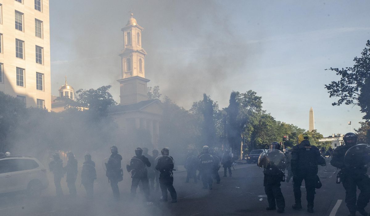 IG report could bolster defense in lawsuit over Trump
clearing BLM protest from Lafayette Park 1