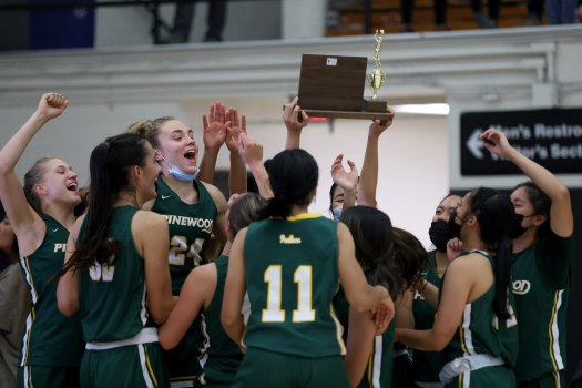 ‘So sweet’: Pinewood finally captures CCS Open crown with
drama-filled win over nemesis Archbishop Mitty 1