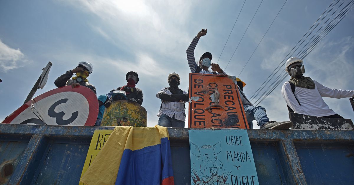 Colombia’s protests are a product of its post-peace-deal
reality 1