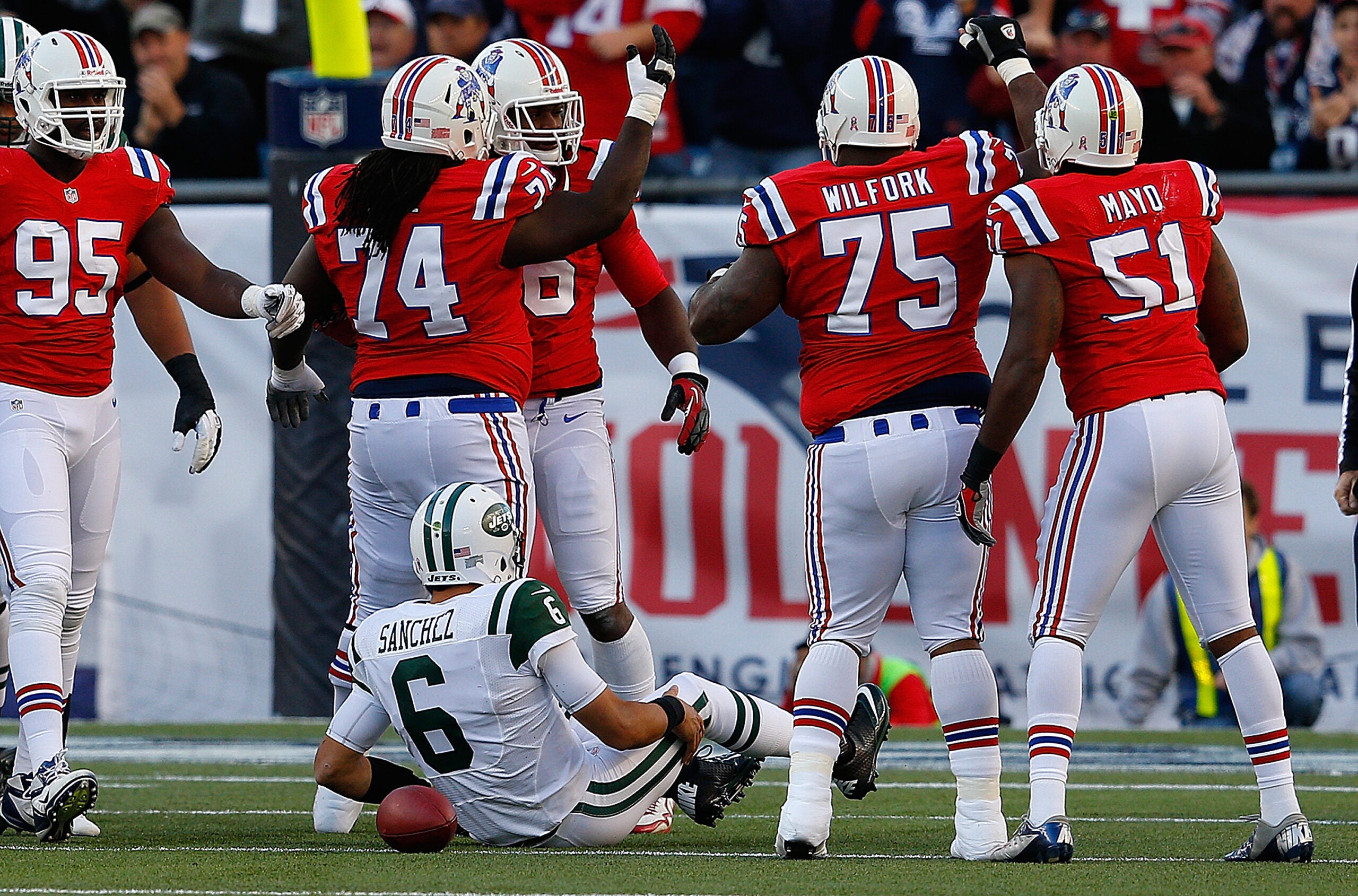 The Patriots might be able to wear throwback uniforms
again 1 The Patriots might be able to wear throwback uniforms
again 1