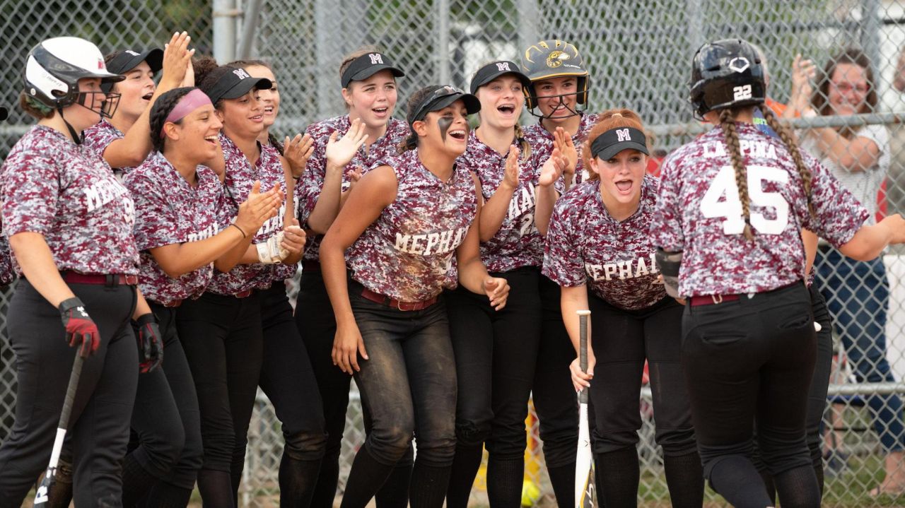 Gianna LaSpina helps Mepham again claim Nassau Class A
softball title 1