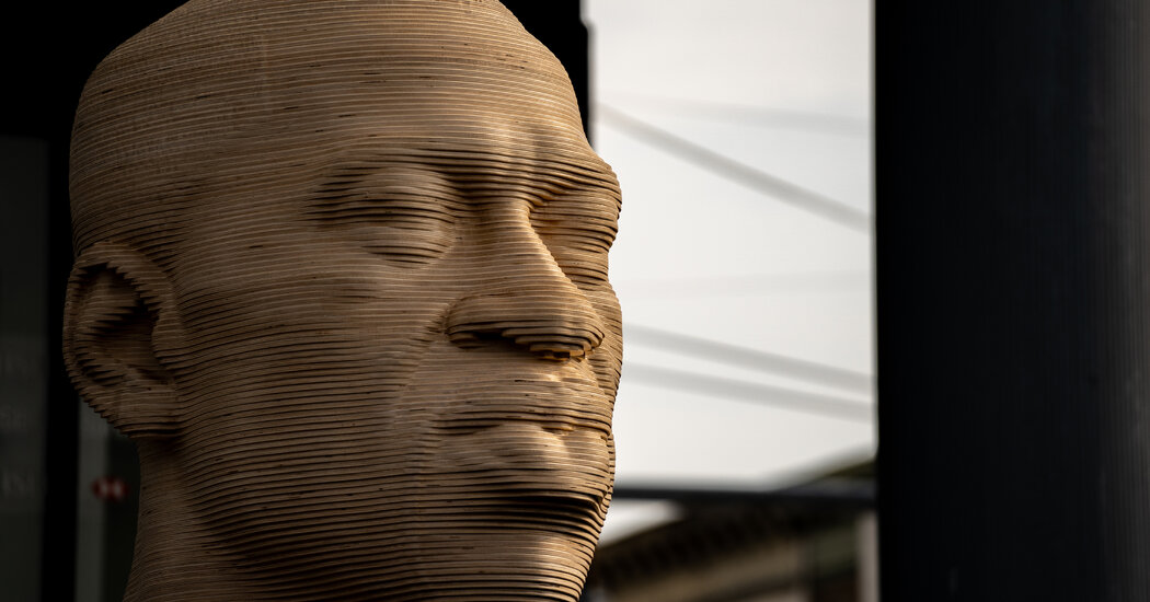 George Floyd Statue in Brooklyn Is Defaced With Hate Group’s
Symbol 1