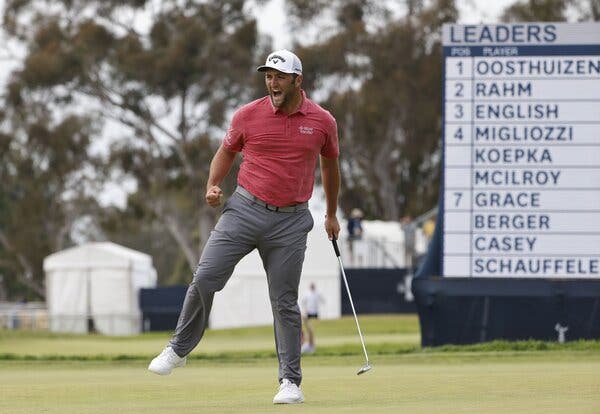Jon Rahm Wins the U.S. Open, His First Major
Championship 1