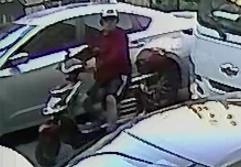 Disturbing Video Shows Masked Shooter Opening Fire On Man
Inches Away From Kids 1