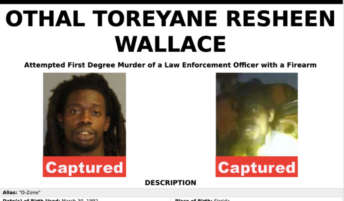 Suspect accused of shooting Florida officer arrested 1