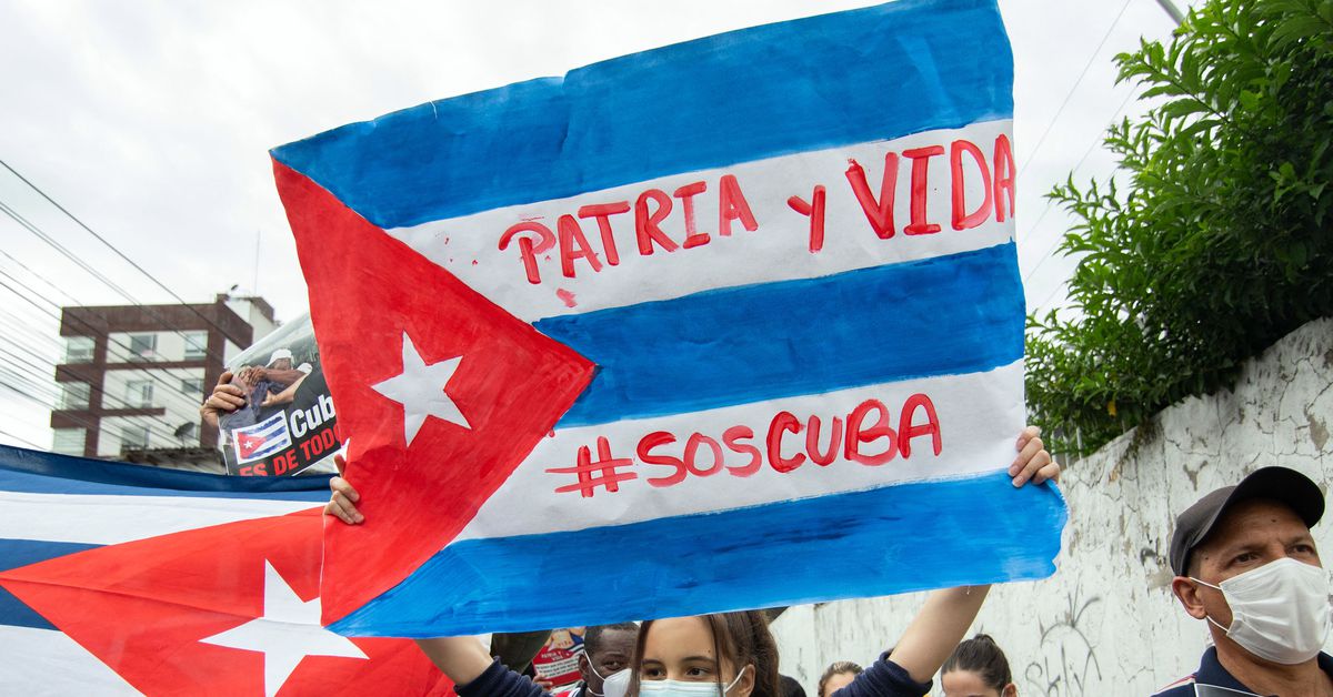 Artists laid the foundation for Cuba’s protests. An economy
in free fall and the pandemic ignited it. 1