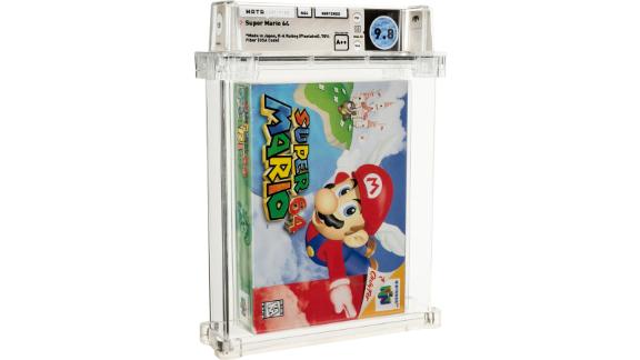 Unopened 'Super Mario 64' video game sells for over $1.5
million 1