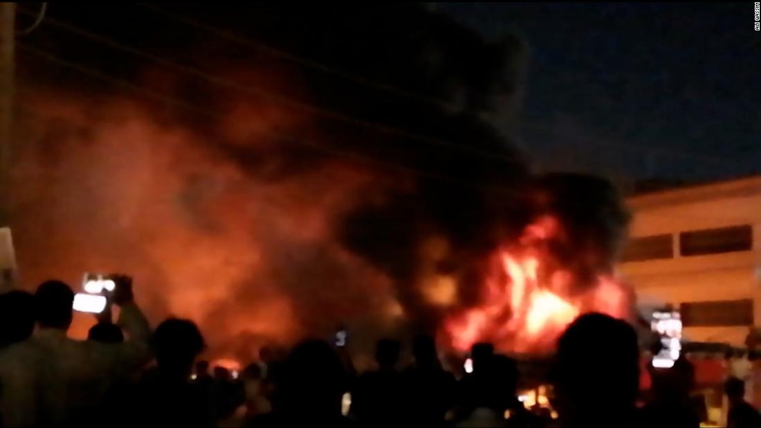 41 killed in fire at Iraqi hospital treating Covid-19
patients 1