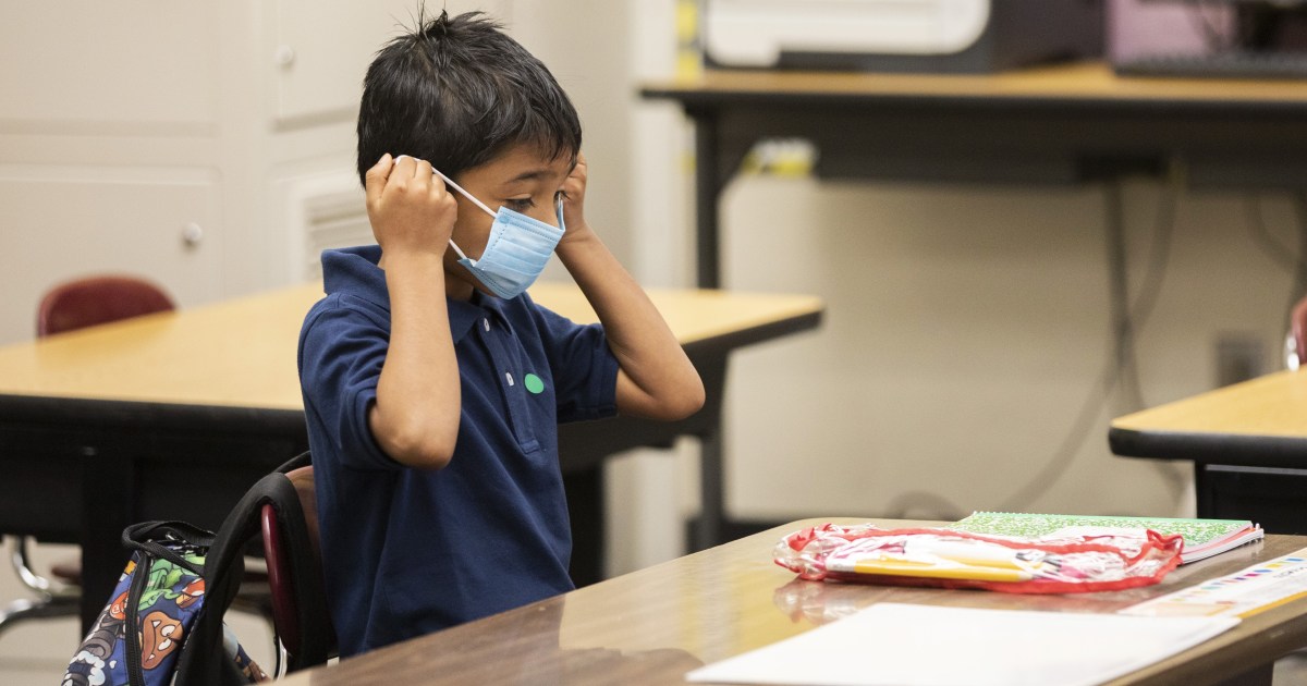 CDC recommends masks for all K-12 students, even those who
have been vaccinated 1