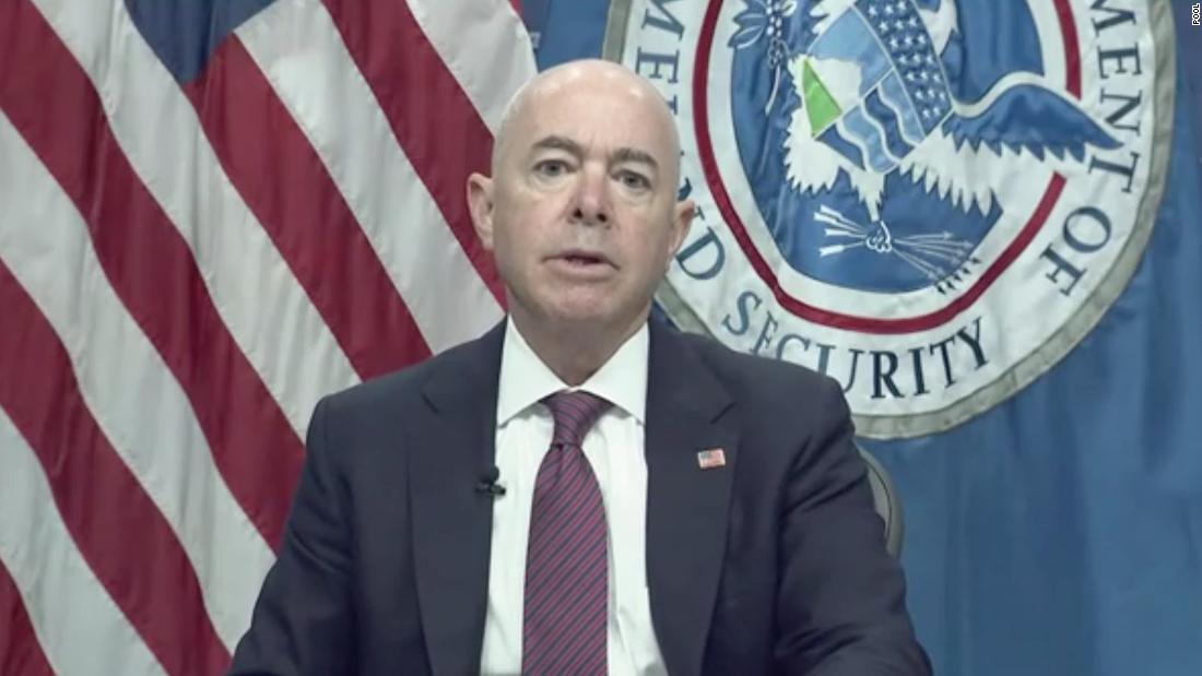 Homeland Security secretary working virtually after contact
with employee who tested positive for Covid-19 1