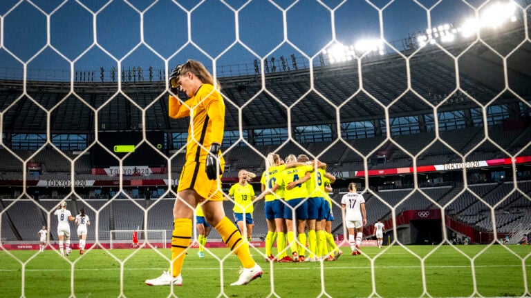 Alyssa Naeher cited Bill Belichick in explaining how the
U.S. team can overcome losing Olympic opener 1