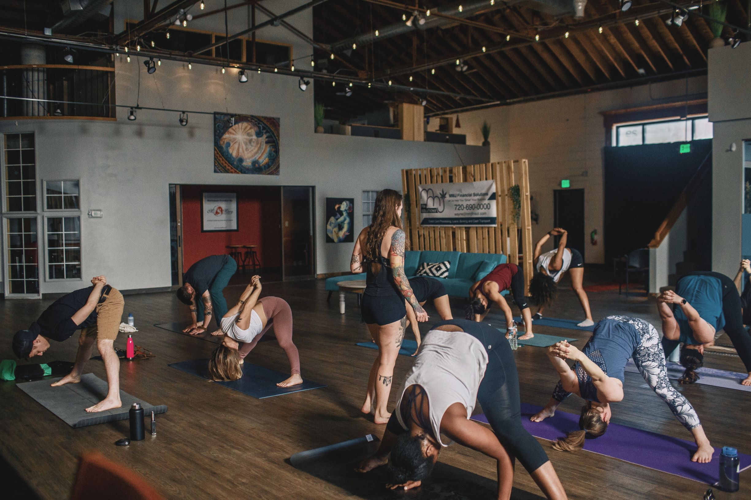 Ganja meets asanas: Where to take a cannabis yoga class in
Denver 1