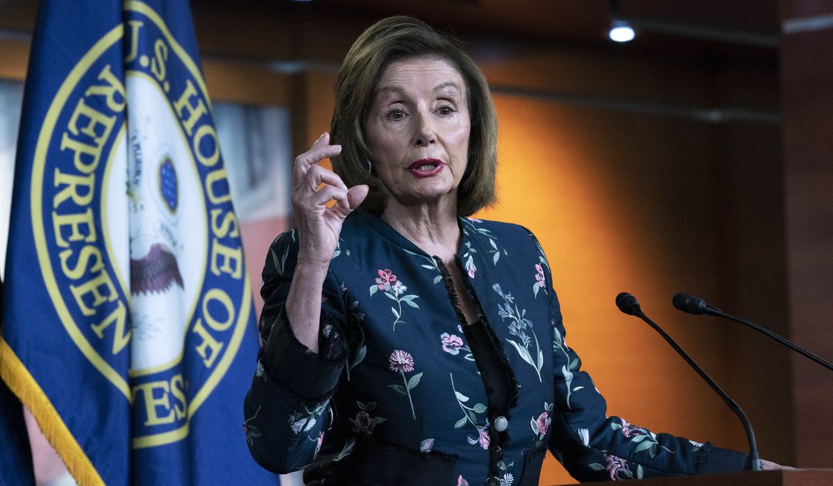 House Republicans sue Nancy Pelosi in federal court over
mask fines 1