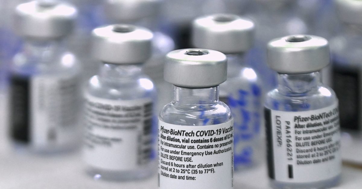 Study: Pfizer vaccine less effective at preventing
coronavirus cases 1