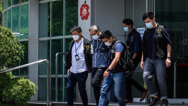 Hong Kong protester sentenced to 9 years in prison in first
national security case 1