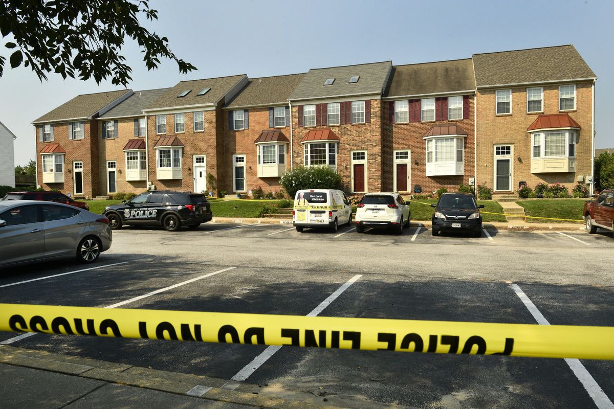 Baltimore police officer accused of hiding teen stepson’s
remains behind wall in his home 1 Baltimore police officer accused of hiding teen stepson’s
remains behind wall in his home 1