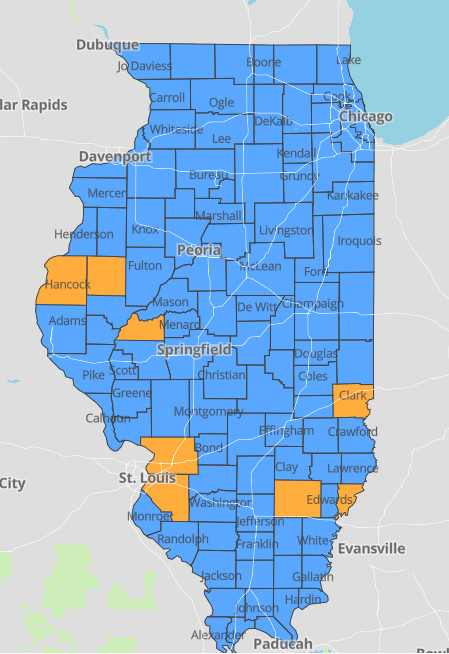 Illinois’ COVID-19 infection rate — while still low —
doubles in two weeks: ‘We could easily backslide’ 1