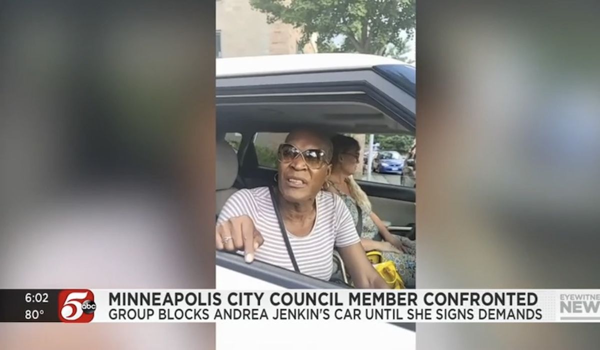 Andrea Jenkins, Minneapolis official, says she was 'held
hostage' by BLM protesters 1
