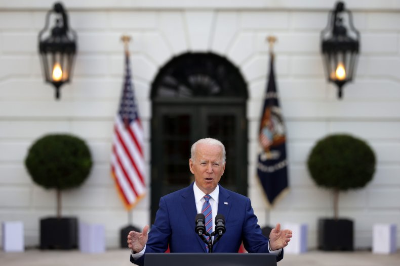 Biden Says 'Most Patriotic Thing You Can Do' Is Get
Vaccinated in Independence Day Speech 1
