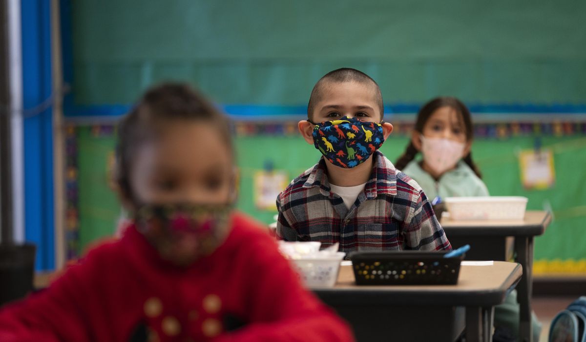 American Academy of Pediatrics recommends masks in school
for everyone, vaccinated or not 1