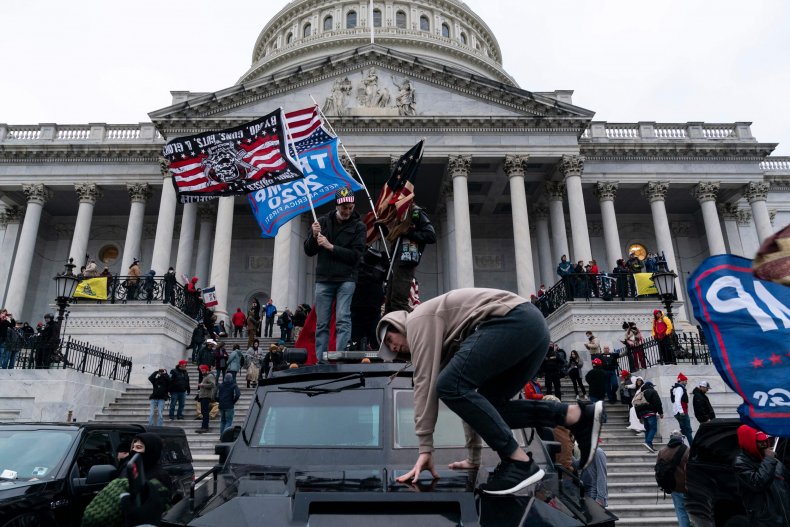 Army Vet, 'Boogaloo' Member Charged in Capitol Riot After
Uploading Pictures Online 1