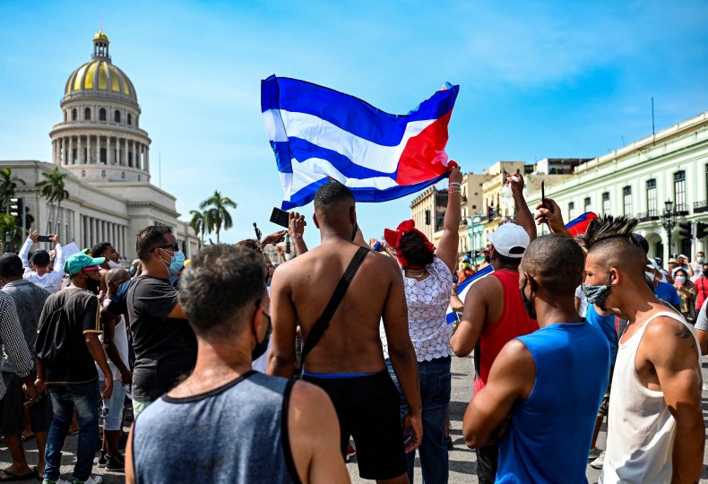 Cuba Protest Videos Show Thousands Demand End to Communist
Dictatorship 1