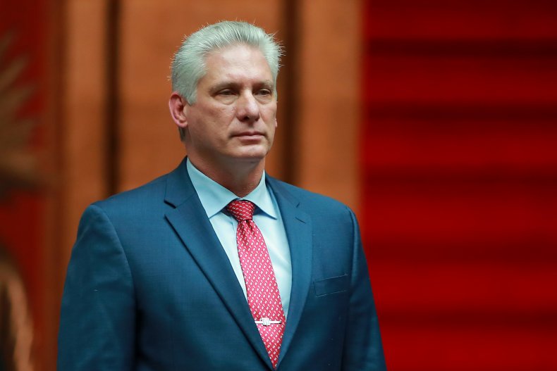 Cuba's President Says 'Cuban-American Mafia' Ignited
Protests Through Social Media 1