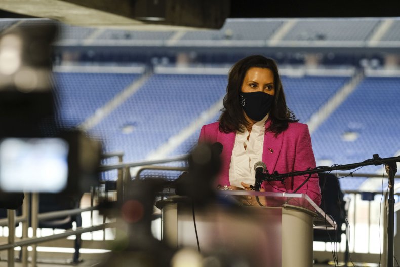 Michigan Gov. Gretchen Whitmer Will Not Restart Mask Mandate
Despite CDC Recommendations 1