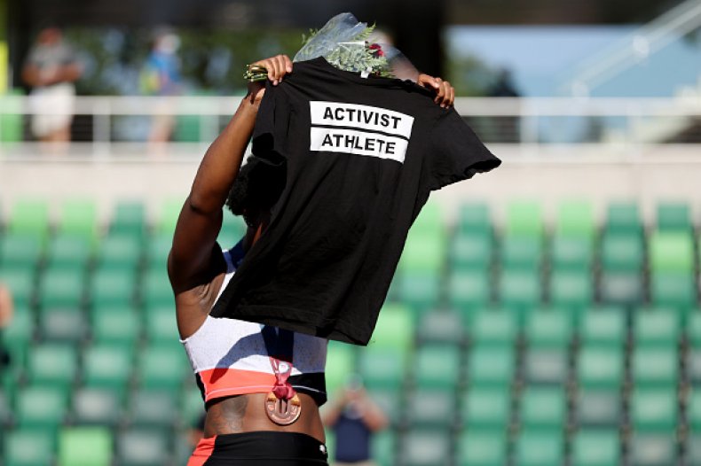 Olympians Should Respect the US Flag and Protest Elsewhere,
Top Athletes Say 1