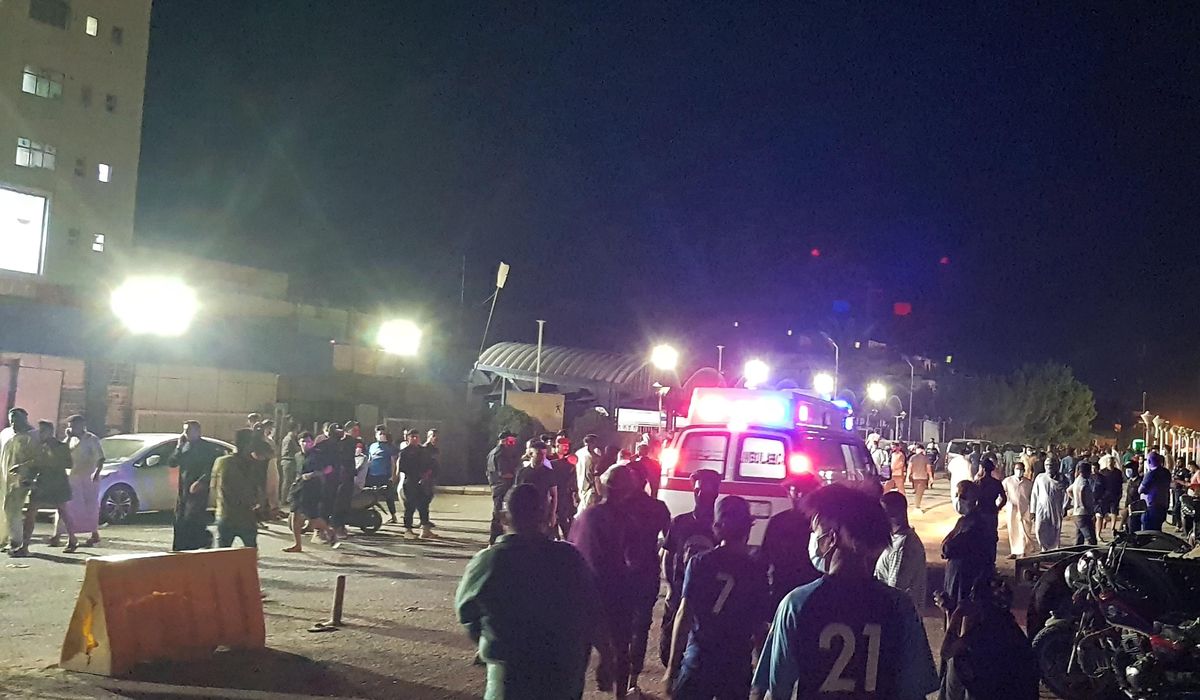 Iraqi health officials: 64 dead in fire at coronavirus
ward 1 Iraqi health officials: 64 dead in fire at coronavirus
ward 1