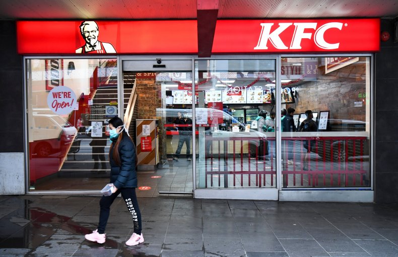 Vegan Protester Divides Internet After Pouring Paint Over
KFC Restaurant 1