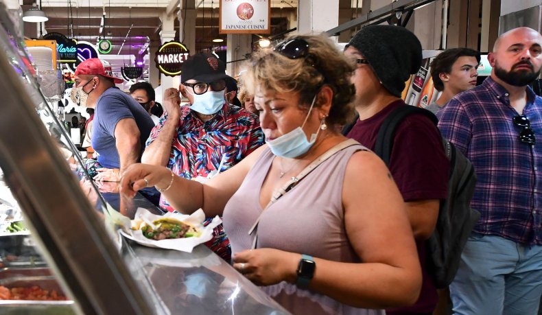 Los Angeles to Restore Mask Mandate Starting Saturday As
Delta Variant Runs Rampant 1