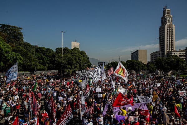 Brazil Vaccine Scandal Imperils Bolsonaro as Protests
Spread 1