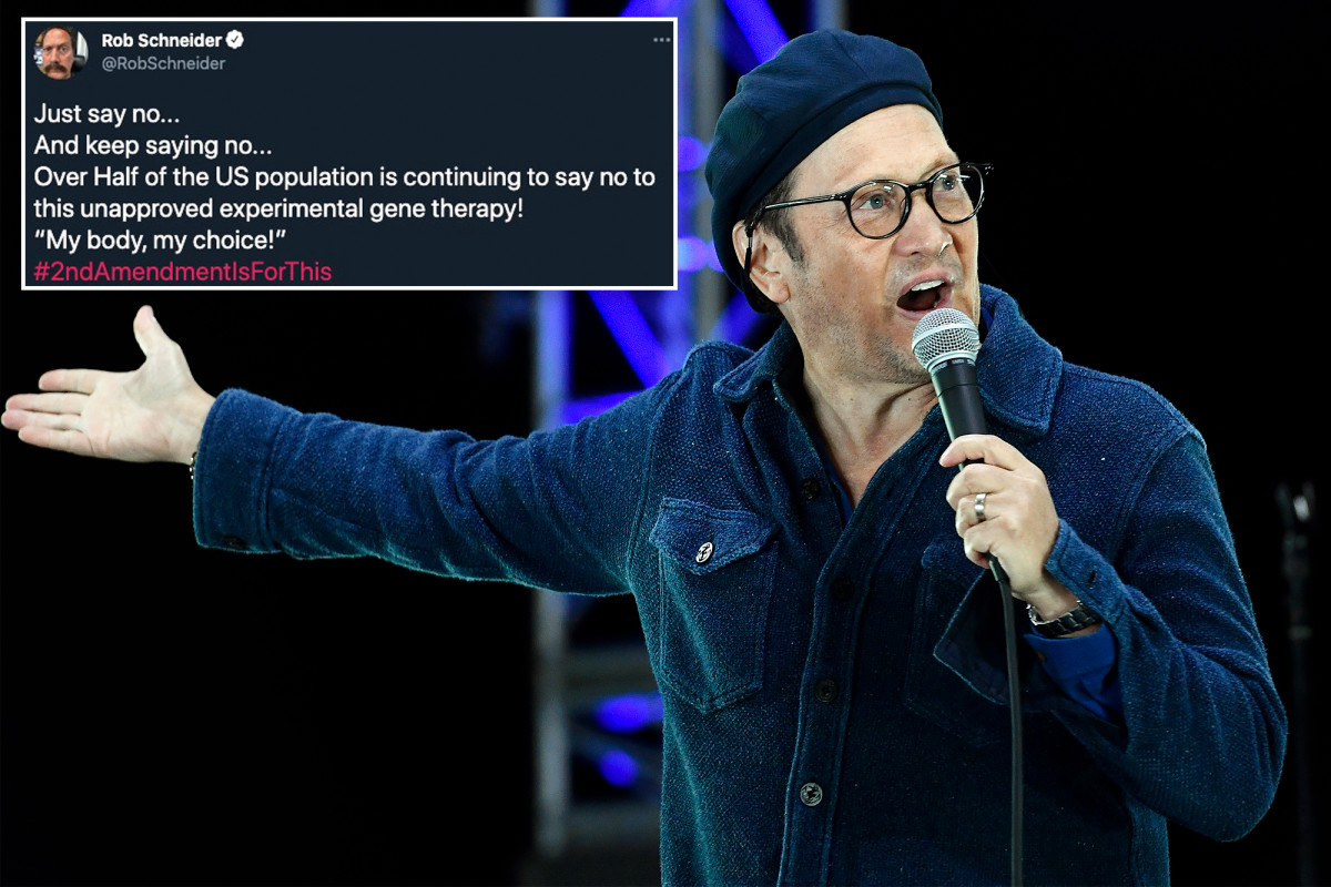 Rob Schneider blasts COVID-19 vaccines: ‘Just say
no’ 1