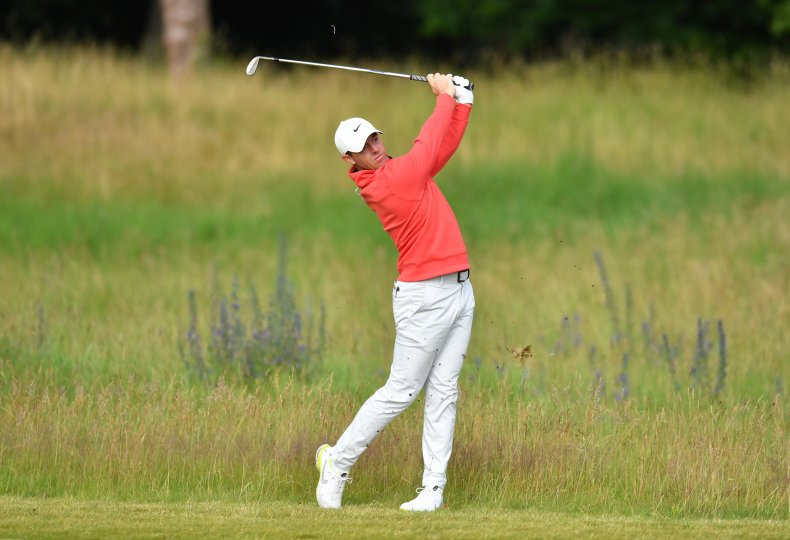 Bystander Casually Takes Rory Mcllroy's Golf Club at
Scottish Open 1