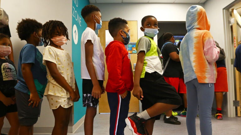 Boston plans to require masks — though not distancing — for
all students and staff this fall 1