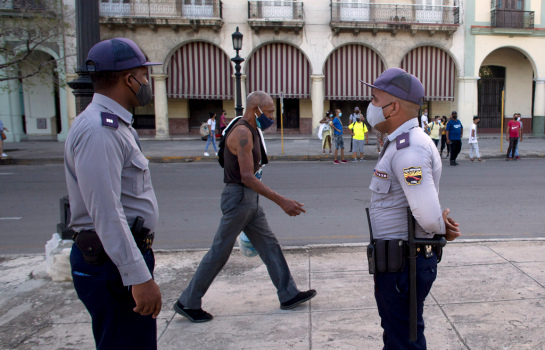 After rare protests, police boost presence in Havana 1 After rare protests, police boost presence in Havana 1
