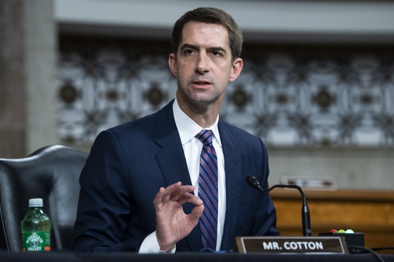 Cotton Condemns MLB's 'Silence' on Cuba Protests After
'Strong Feelings' on GA Voting Law 1