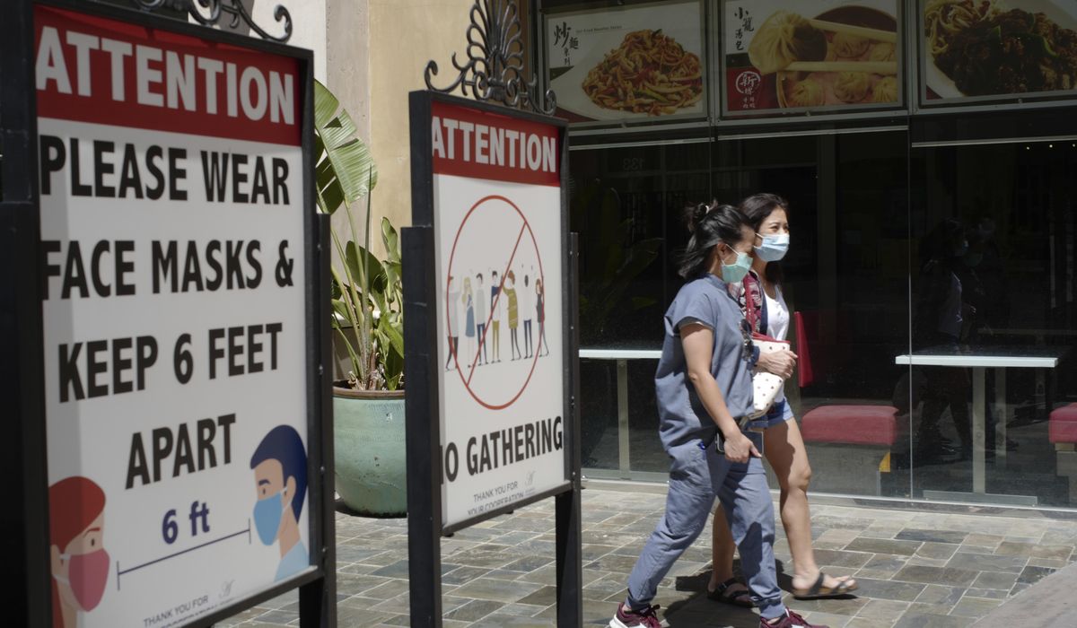 Los Angeles County restores indoor mask mandate for
all 1