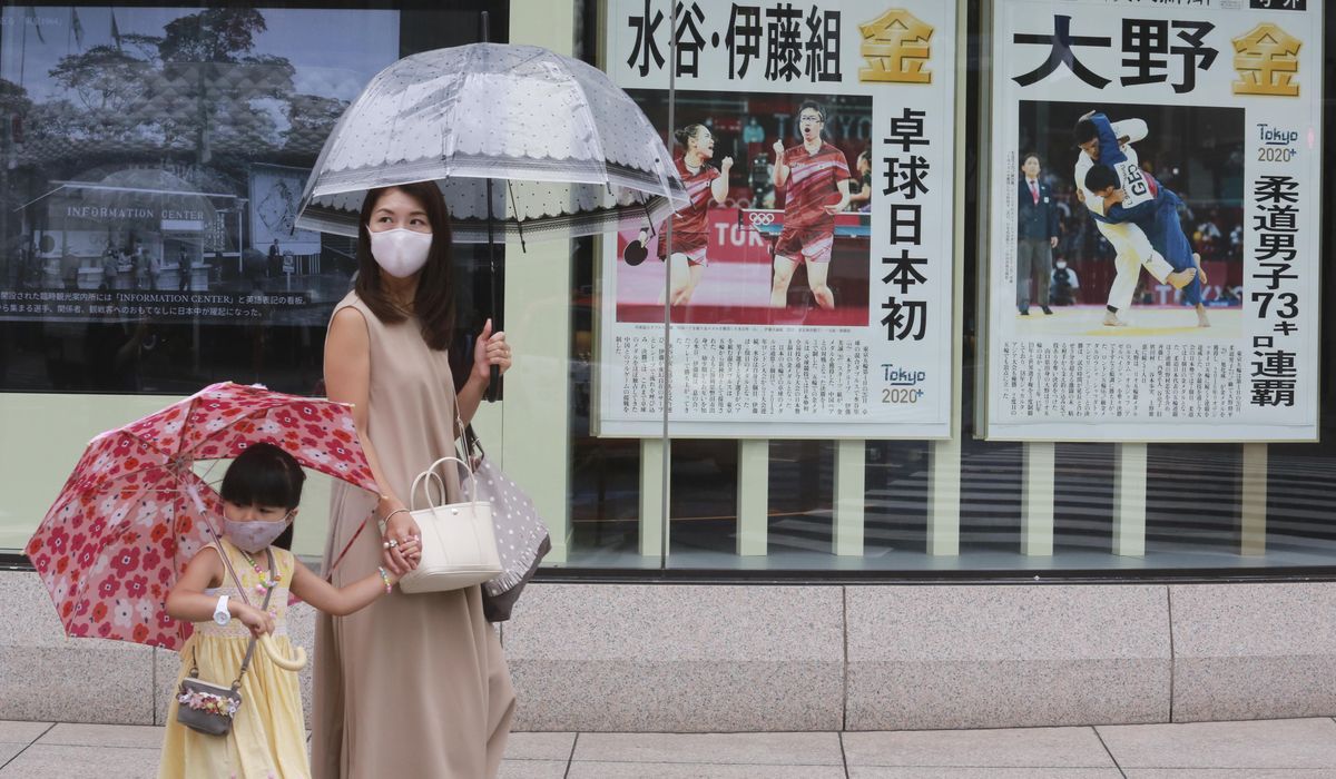 Tokyo reports record coronavirus cases days after the
Olympics begin 1