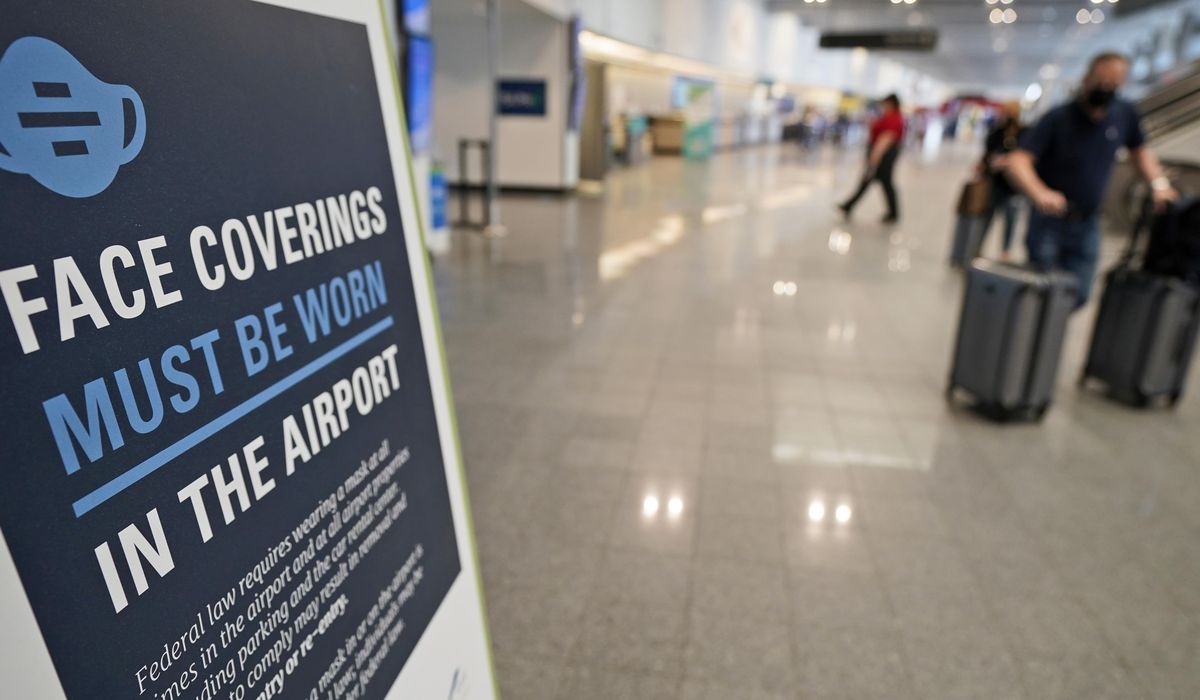 Vaccinated man sues feds at Supreme Court to upend federal
mask mandate for travel 1 Vaccinated man sues feds at Supreme Court to upend federal
mask mandate for travel 1