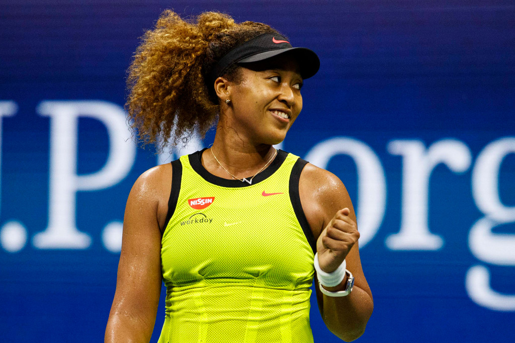 Naomi Osaka rebounds from sloppy start for first-round rout
at US Open 1