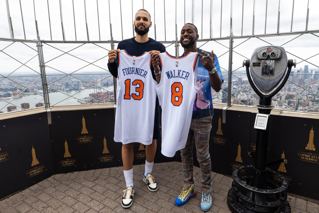 Knicks’ new backcourt will debut against former team in NBA
season opener 1