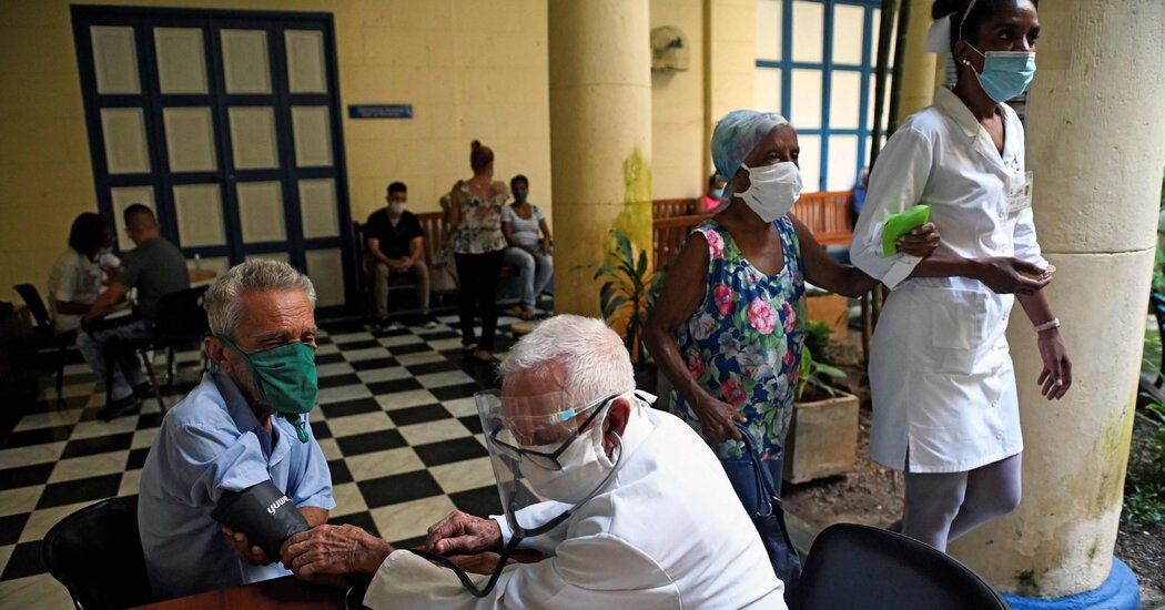 Overwhelmed by Coronavirus, Cuba’s Vaunted Health System Is
Reeling 1
